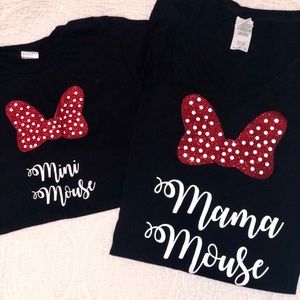 Matching mommy and me Disney shirts